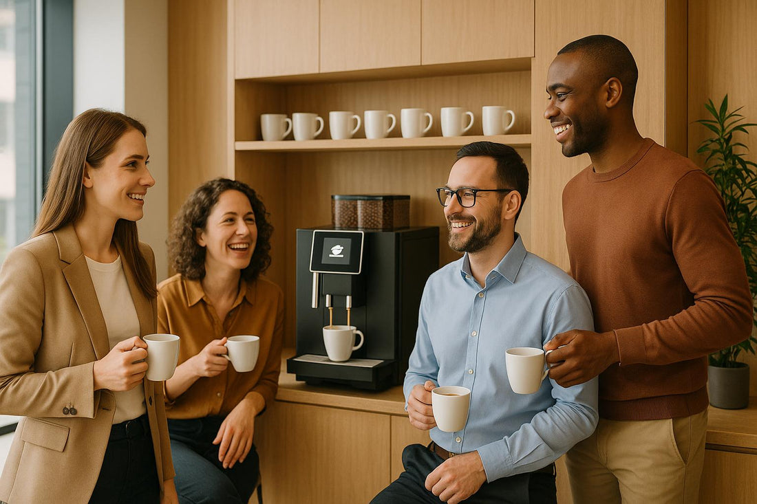 „Kaffee im Büro: Die besten Lösungen für Teams ab 20 bis 200 Mitarbeitende in Berlin“