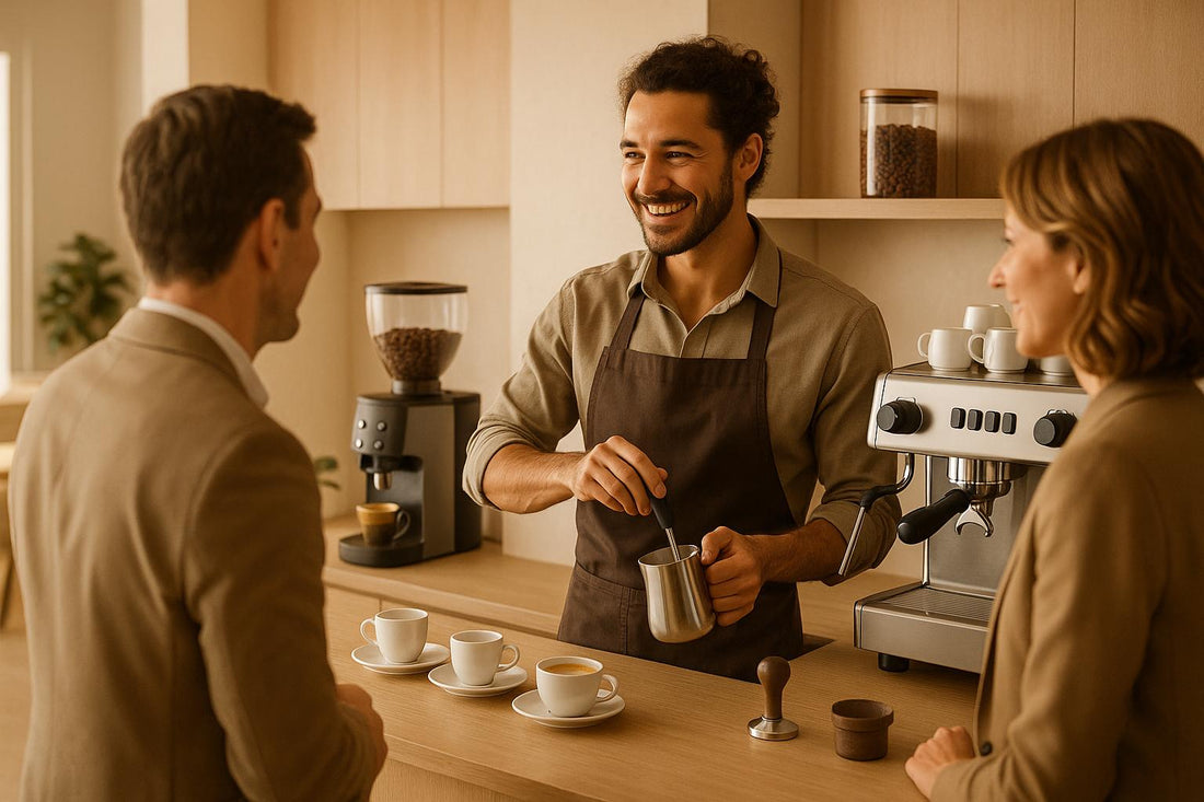 „Office Coffee Berlin: Warum ein Barista im Büro den Unterschied macht“