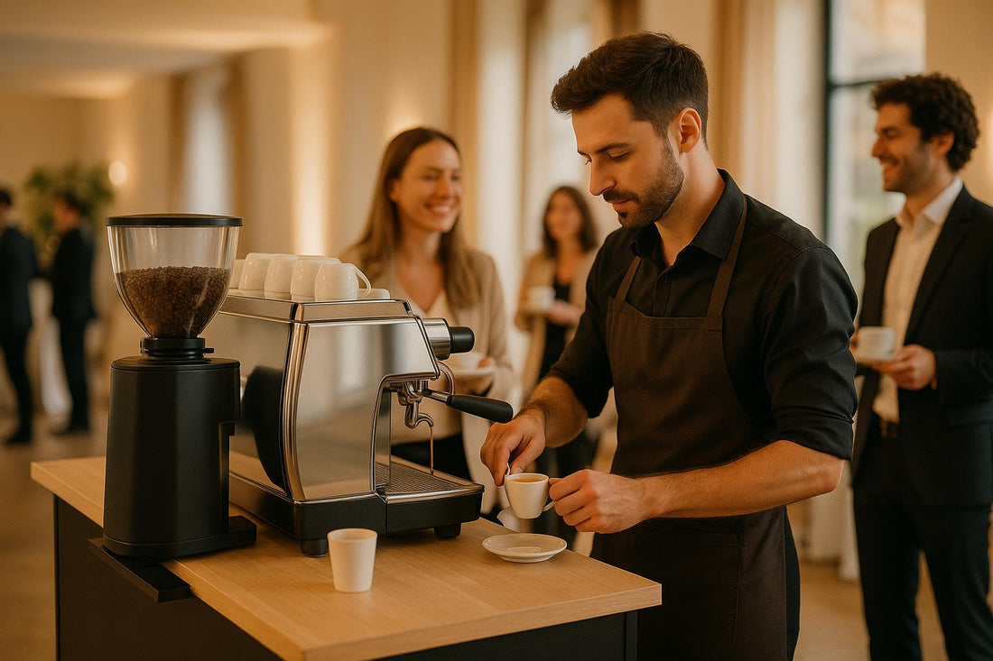 „Kaffee-Catering in Berlin: Barista & Espressobar für Events, Messen & Hochzeiten“