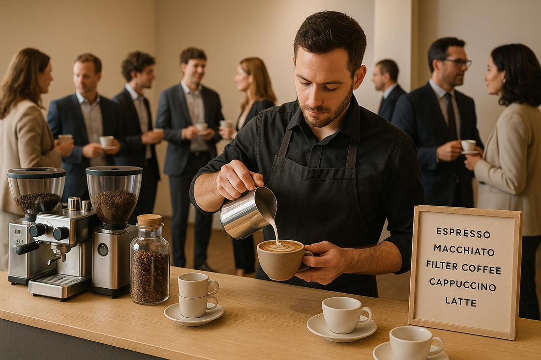 „Berlin Coffee Catering: Spezialitätenkaffee für Firmenfeiern & Pop-up-Events“
