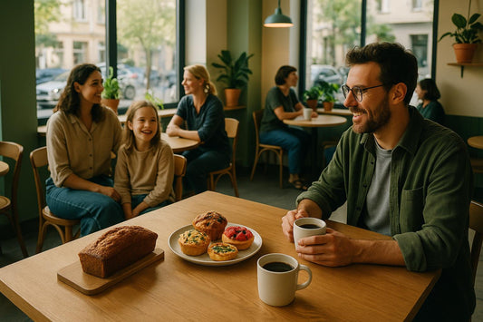 Was macht ein echtes Kiez-Café aus? Unsere Pankow-Story zwischen Banana Bread, Kids, Nachbarn & Kaffee-Kultur