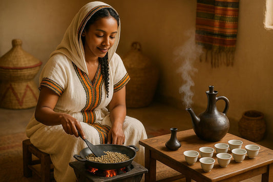 Äthiopische Kaffeezeremonie: Ein spirituelles Ritual