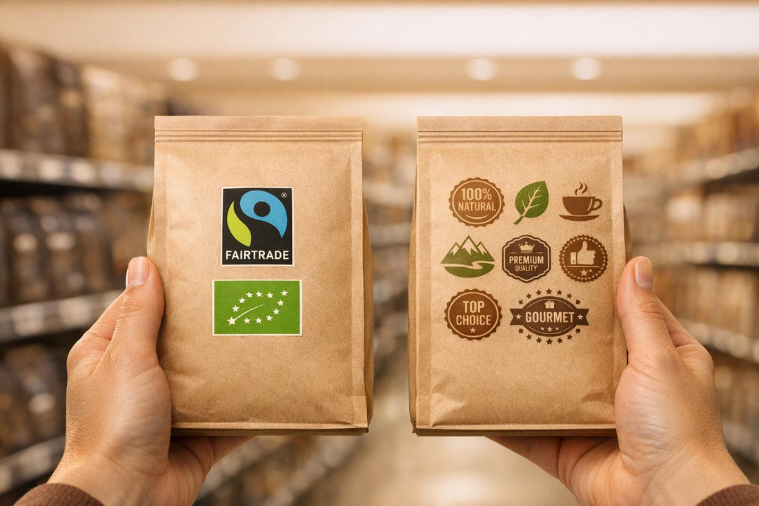 Nachhaltiger Kaffee: Welche Siegel helfen wirklich (und welche sind Deko)?