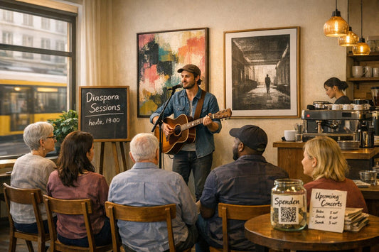 Wie Berliner Cafés Künstler und Musiker einbinden
