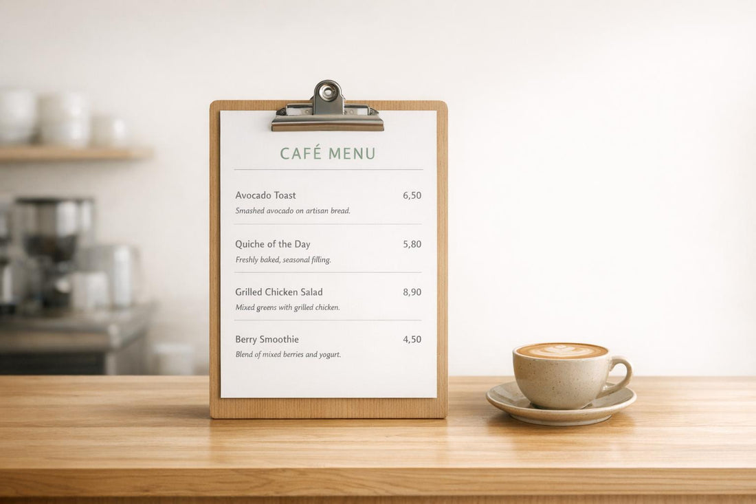 Menügestaltung im Café: Fehler und Lösungen