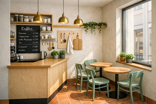Kleines Café gestalten: 10 Budget-Tipps für besseres Design