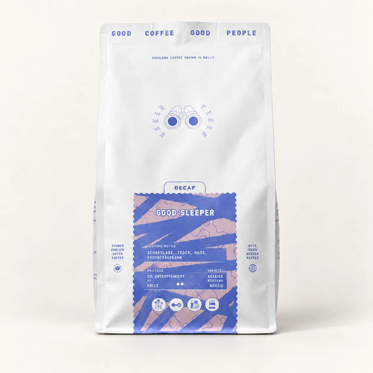Good Sleeper Decaf 500 g – koffeinfreier Kaffee von Kiez Kaffee KRAFT