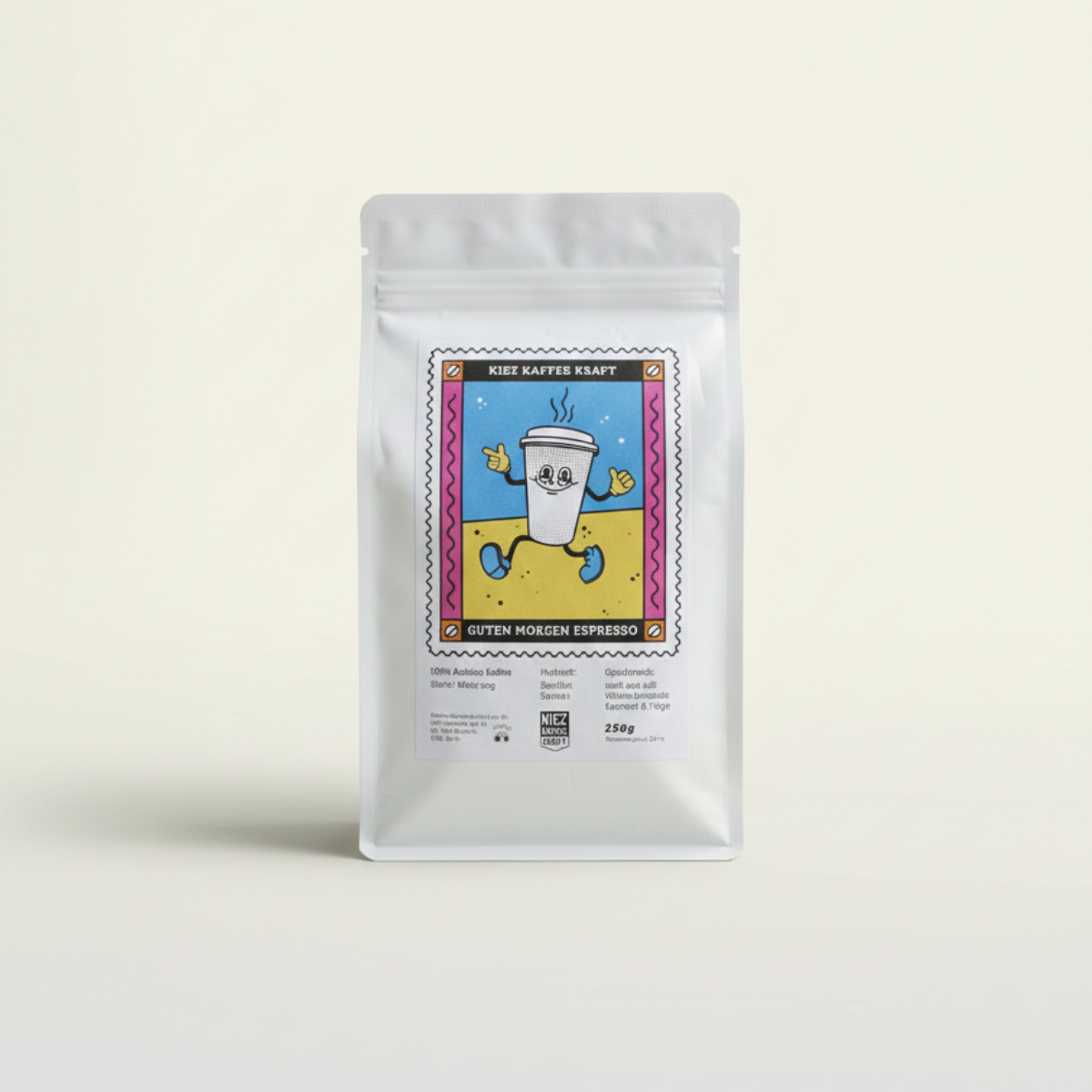 kiez kaffee kraft espresso 250g guten morgen blend