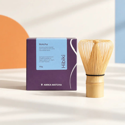 KRAFT Matcha Starter Kit mit Hibiki Matcha und Bambusbesen