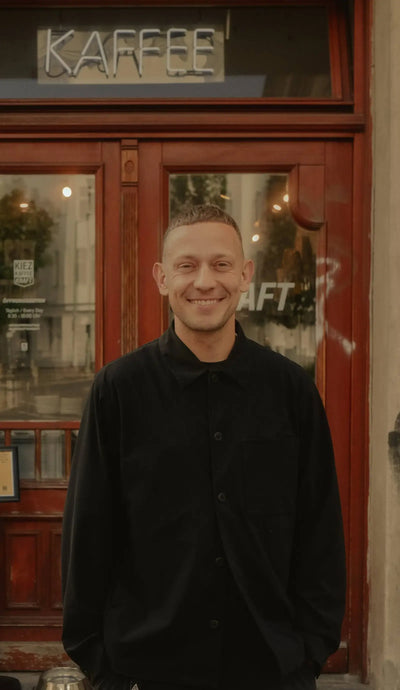 Marco Prüfer, Mitgründer von Kiez Kaffee KRAFT